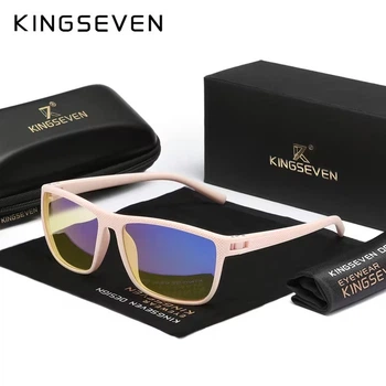Очки компьютерные Blue Blocker 65% для мужчин и женщин KINGSEVEN 755 Pink 65