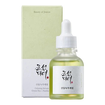 Сыворотка успокаивающая на основе гидролата зеленого чая Calming Serum: Green Tea + Panthenol Beauty of Joseon 30 мл 8809738316412