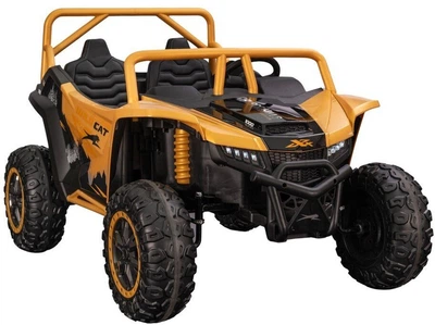 Електромобіль для дітей Buggy Arctic Cat Wildcat XX 2-місний Золотий (5903864972429)