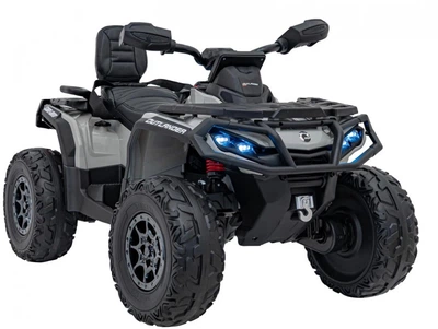 Електромобіль для дітей Quad Can Am Outlander ATV 1-місний Сірий (5903864982718)