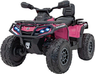 Електромобіль для дітей Quad Can Am Outlander ATV 1-місний Рожевий (5903864984835)