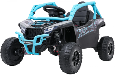 Електромобіль для дітей Buggy Kawasaki TERYX KRX1000 1-місний Синій (5903864979350)