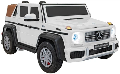 Електромобіль для дітей Mercedes Benz Maybach G650 Strong 2-місний Білий (5903864984347)