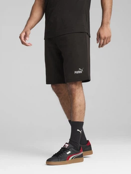 Шорты хлопковые короткие мужские Puma Essentials Graphics 68471501 M Black (4067983667763)