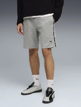 Шорти бавовняні короткі чоловічі Puma Essentials Tape 69169603 L Medium Gray Heather (4069162200051)