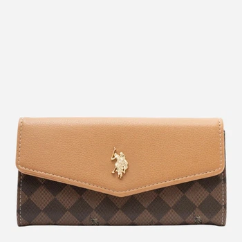 Кошелек для карточек женский из искусственной кожи U.S. Polo Assn 27A243-AA00A Коричневый (786660884494)