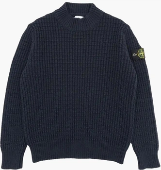 Кофта Stone Island Wool Check Stitch Sweater Blue 8115537D5-V0020 L