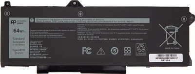 Аккумулятор PowerPlant для ноутбуків DELL Latitude 5421 (GRT01) 15.2V 4000mAh (NB442188)