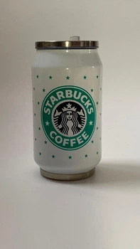 Термочашка Starbucks 300 мл з нержавіючої сталі, герметична кришка, вакуумна ізоляція, трубочка тип 2