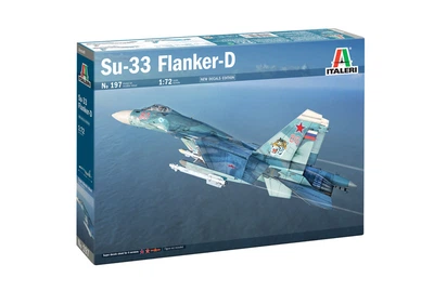 Сборная модель ITALERI 1:72 Истребитель SU-27D SEA FLANKER (IT0197)