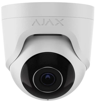 IP-Камера дротова TurretCam, 8мп, 4мм, Poe, True WDR, IP 65, ІЧ 35м, аудіо, кут огляду 75°до 85 Ajax (2000003256600)