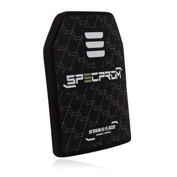 Полиэтиленовая бронеплита SPECPROM 3-го класса. Вес 1,7 кг. Размер 26 на 33 см. Черная