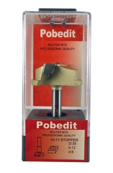 Фреза Форстнера POBEDIT 1011 D35 d8 h12 з обмежувачем