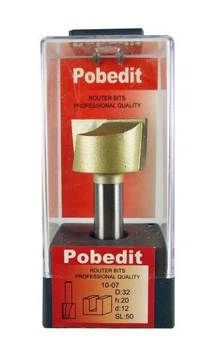 Фреза пазова пряма POBEDIT 1007 D32 d12 L70 h20