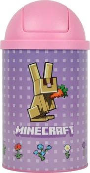 Настільний контейнер для сміття Yes Minecraft Spring металевий 10x18 см (708570) (5056574498458)