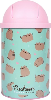 Настільний контейнер для сміття Yes Pusheen металевий 10x18 см (708571) (5056574498465)