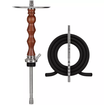 Шахта для кальяна Aroma Hookah Lima Steel Brown 55 см Арома Хука Лима Стиль Коричневый Нержавеющая сталь с накладкой диаметр 14мм