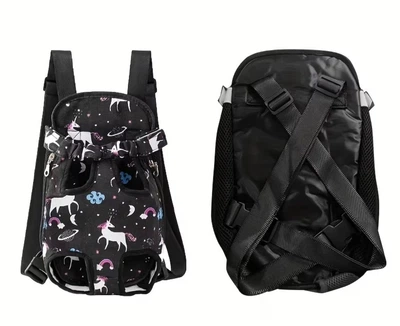 Слінг перенесення "Premium Black" для собак та кішок Black Size S