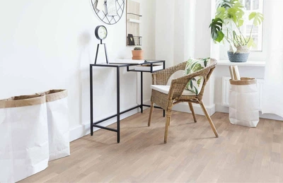 Паркетная доска Floor`360 Дуб NORDIC WHITE 3-полосная Лак