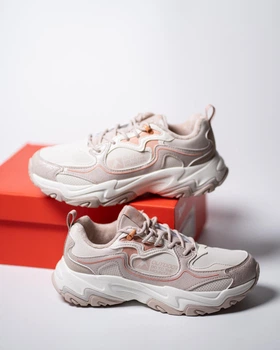 Женские зимние кроссовки на флисе Xtep Outdoor Shoes 976418370007-9 40 25 см White Brown белые (11210139)