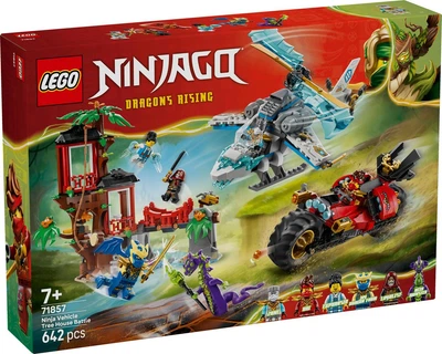 Конструктор Lego Ninjago Автомобільна битва ніндзя біля будинку на дереві 71857