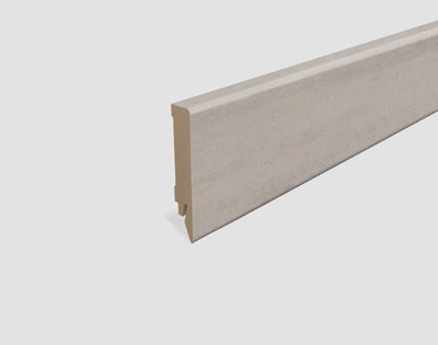 Плинтус МДФ Egger 80 мм Хромикс серебро (L598)