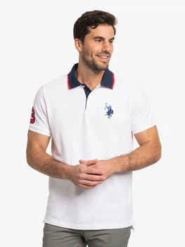 Поло довге чоловіче U.S. Polo Assn 11D258-Ee00A(white) M Біле (786660983791)