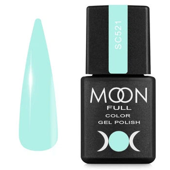 Гель-лак Moon Full color Gel polish №SC521 м'ятний 8 мл