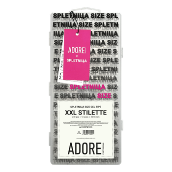 Набор форм Adore Professional гелевые типсы для наращивания SPLETNIца size XXL Gel Tips stilette 240 шт