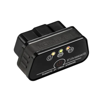 Автосканер Konnwei KW901 (Bluetooth 5.0, Android, iOS, EOBD, OBD2, ELM327)