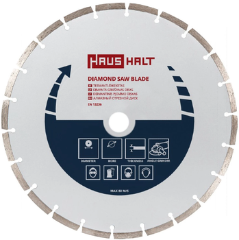 Tarcza diamentowa Haushalt 300 x 25.4 x 2.2 mm (4772013228127)