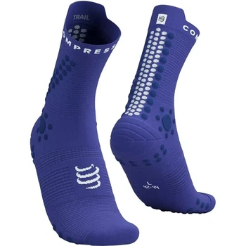 Шкарпетки компресійні високі Compressport Pro Racing Socks V4.0 Trail Dazz blue/blues XL (100034696)