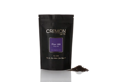 Чай чорний листовий Cremon Pier 109 у дой-пак 100г