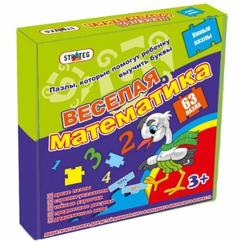 Пазли Весела математика 63 елемента Strateg (31271)