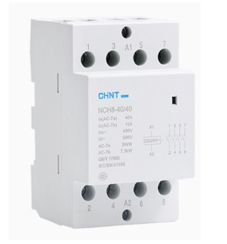 Контактор CHINT NCH8-40/40 220V,40А, 26kW, 4NO, на DIN-рейку, 85*65,5*54мм