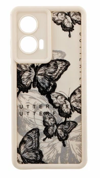 Чохол Shock Case Print для Motorola Edge 50 Fusion бампер силіконовий з малюнком метелики