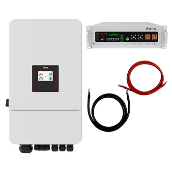 Комплект автономного енергопостачання Deye SUN-12K-SG05LP3-EU 12kW + Pytes V5 5.12kWh White