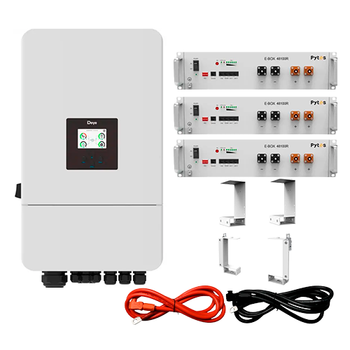 Комплект автономного енергопостачання Deye SUN-12K-SG05LP3-EU 12kW + Pytes E-Box 48100R 15.36kWh White