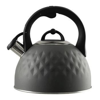 Czajnik Kadax z gwizdkiem emaliowany Czarny 2.5 l (5903699493281)