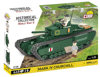 Конструктор детский танк Churchill Mk IV COBI 3128