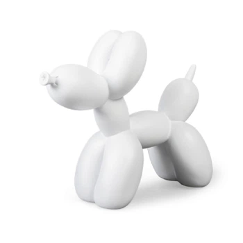 Статуэтка декоративная "собака из шарика" DH-ST-06 WHITE