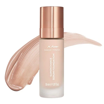 Увлажняющий тональный серум с антивозрастным эффектом - M. Asam MAGIC FINISH Supercharge Serum Foundation, 30 мл - (180 Rose Fair)