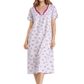 Ночная рубашка хлопок Andin 108-6 р.54(2XL) разноцветная