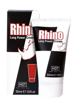 Крем пролонгатор с экстрактом алоэ вера для мужчин Hot RHINO 30 мл