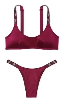 Комплект Victoria’s Secret Вишневий S