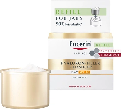 Змінний блок крему для обличчя Eucerin Hyaluron Filler Elasticity SPF30 50 мл (4005800366994)
