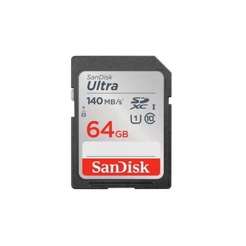 Карта пам'яті SanDisk 64GB SD class 10 UHS-I Extreme Ultra (SDSDUNB-064G-GN6IN) (17093)