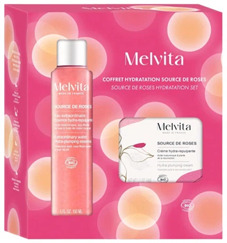 Набір для догляду за обличчям Melvita Source De Roses Есенція 150 мл + Крем 50 мл (3284410053574)