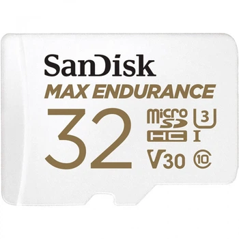 Карта пам'яті SanDisk 32GB microSDHC class 10 UHS-I U3 Max Endurance (SDSQQVR-032G-GN6IA) (17021)