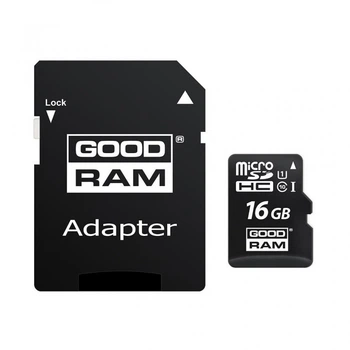 Карта пам'яті Goodram 16GB microSDHC Class 10 (M1AA-0160R12) (16986)